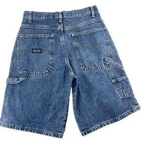 Vintage 90s Wrangler Carpenter Shorts S Denim Y2K Granola Girl Gorpcore Utility